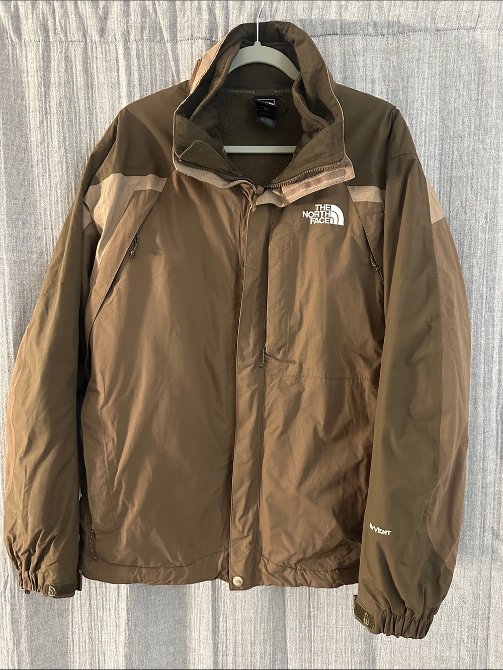 The North Face Brown Two-Tone Jacket